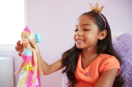 Barbie Dreamtopia Rainbow Cove Brush ‘n Sparkle Princess, Blonde ...