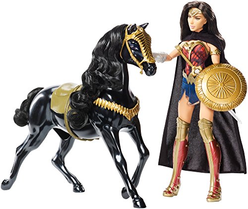 Mattel DC Wonder Woman Doll & Horse, 12