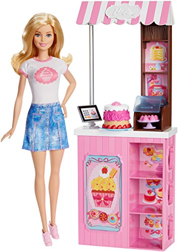 Barbie Mattel Careers Bakery Shop Playset with Blonde Doll