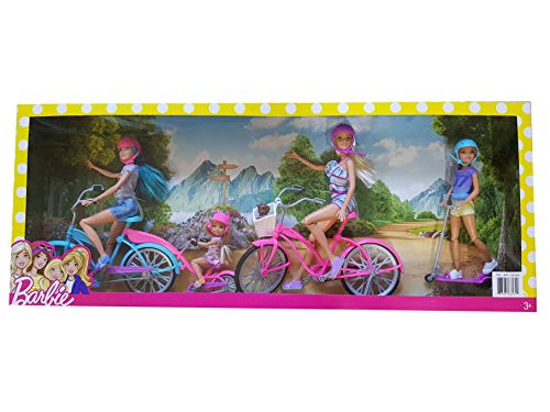 Barbie Sister Cycling Fun Playset