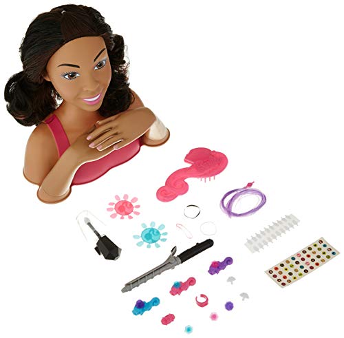 Barbie Styling Head (Black Hair) - Brown Mailer