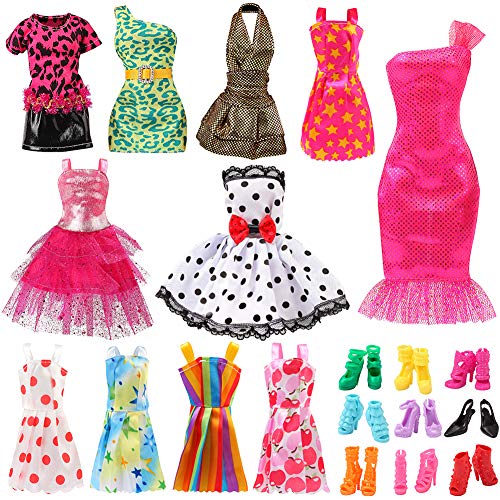 Set for 11” Barbie Dolls Clothes Accessories