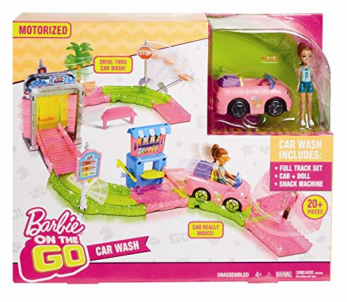 Barbie FHV91 Car Wash Playset, Brown/a