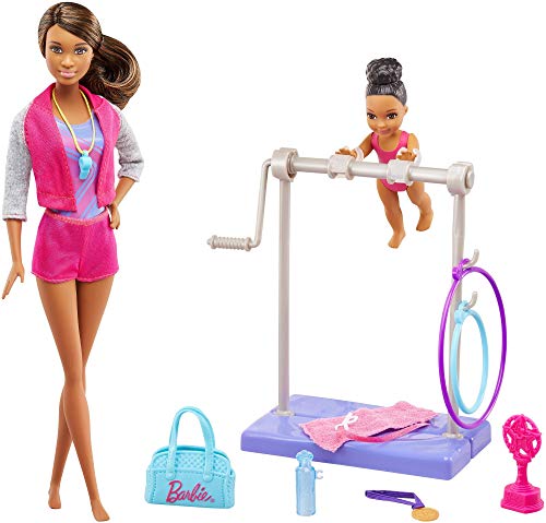 Barbie Careers Gymnastic Coach Playset, Brunette