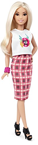Barbie Fashionistas Doll 31 Rock 'N' Roll Plaid - Petite