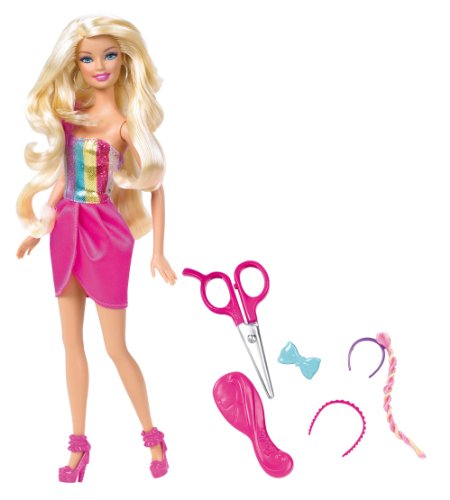 Barbie Hairtastic Cut and Style Blonde Doll