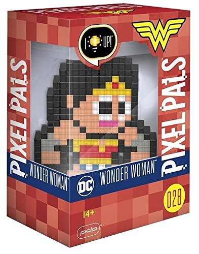PDP Pixel Pals DC Comics Wonder Woman Collectible Lighted Figure, 878-029-NA-WWN