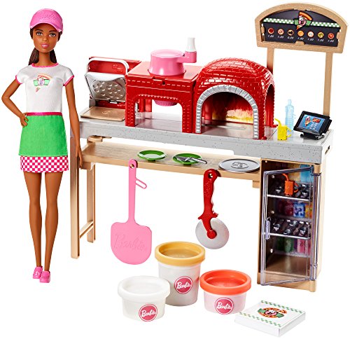 Barbie Pizza Chef Doll and Playset, Brunette