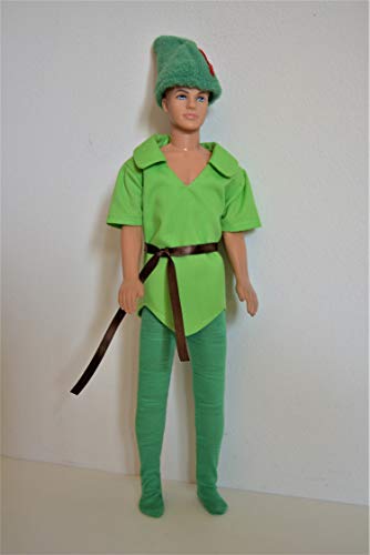 Handmade Doll Clothes Peter Pan Costumes fit 12