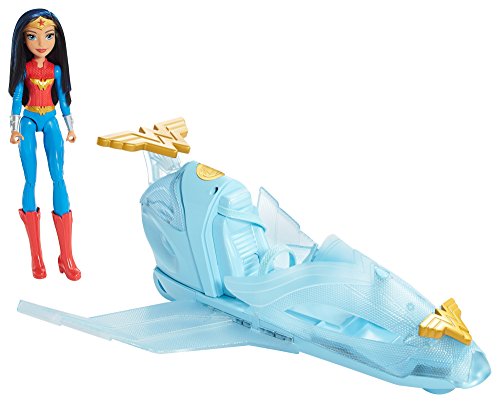 DC Super Hero Girls Wonder Woman Doll & Invisible Jet