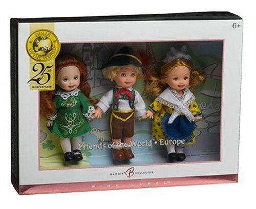 Barbie Collector Pink Label - Dolls of the World - Kelly and Friends Gift Set - France, Switzerland & Ireland