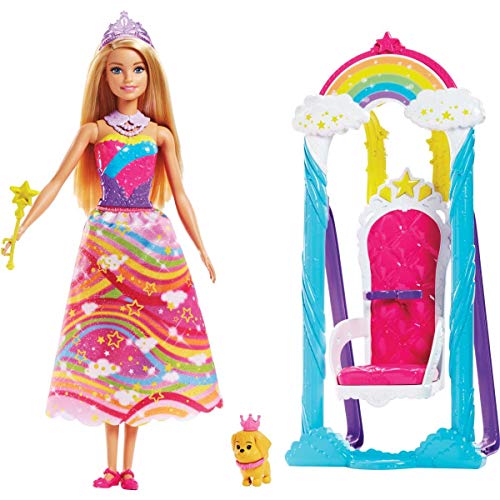 Barbie Dreamtopia Rainbow Cove Princess Swing Set
