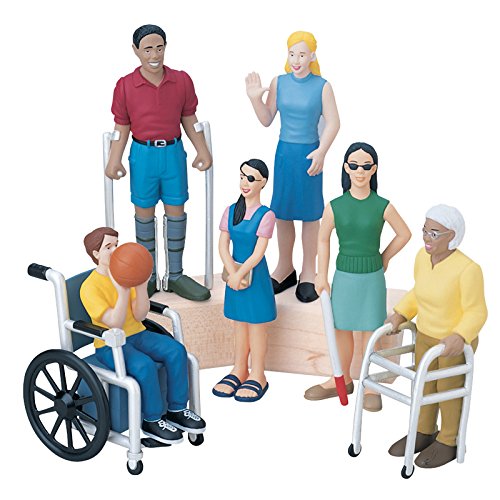 Marvel Education Friends with Diverse Abilities Figure Set, Inclusive Doll Set of 6 for Ages 3 and Up