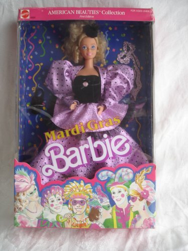Mardi Gras Barbie Doll American Beauties Collection First Edition 1987 Mattel