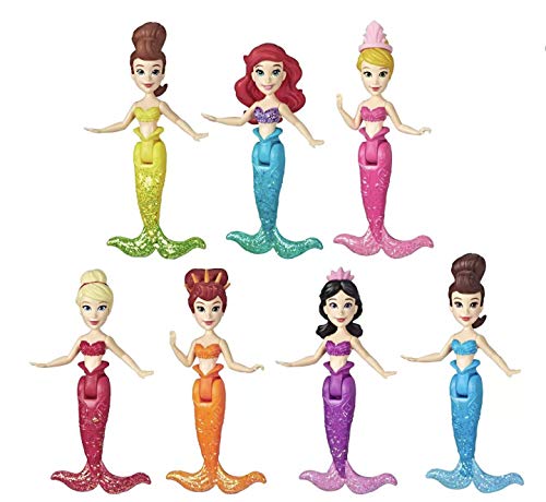 Disney Princess Ariel and Sisters Dolls Mermaid Dolls - 7Pk