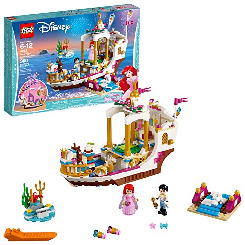 LEGO Disney Princess Ariel's Royal Celebration Boat 41153 Children's Toy Construction Set (380 Pieces)