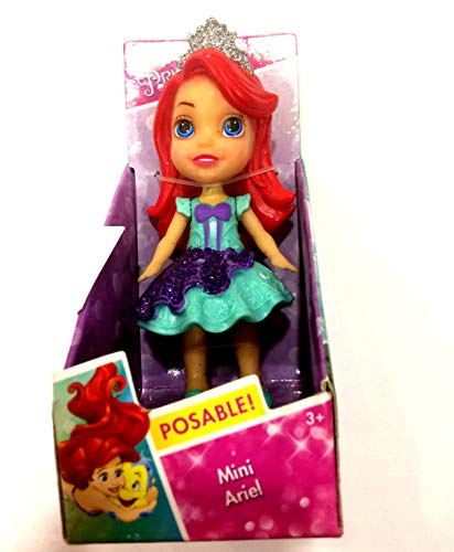 Disney Princess Poseable Ariel Little Mermaid Sparkle Collection Mini Toddler Doll 3
