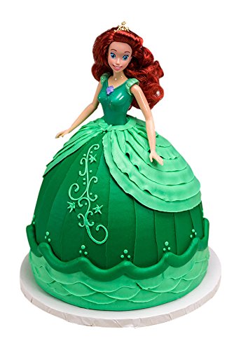 DecoPac Disney Princess Doll Signature Cake DecoSet Cake Topper, Ariel, 11