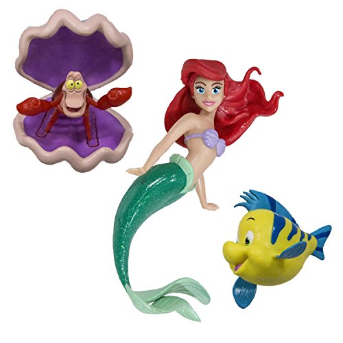 SwimWays Little Mermaid Disney Dive Characters Kids Pool Toy- Princess Ariel, Flounder, and Sebastian
