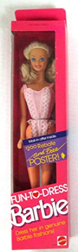 Barbie Fun To Dress Doll (1988 Mattel Hawthorne)