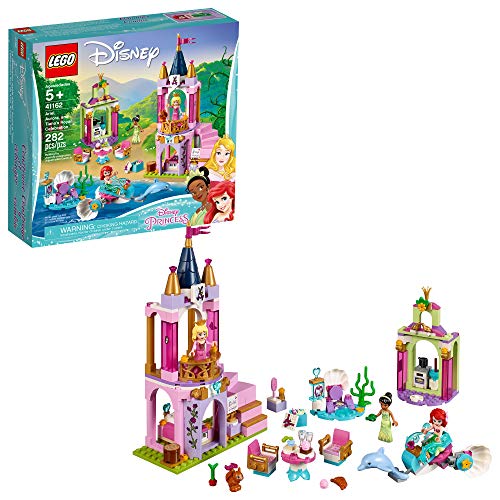 LEGO Disney Aurora, Ariel and Tiana's Royal Celebration 41162 Building Kit (282 Pieces)
