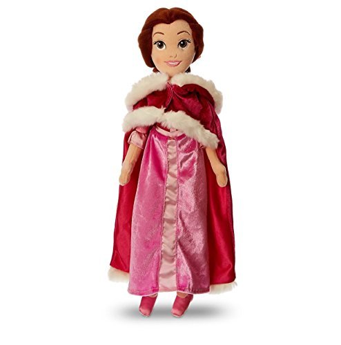 Disney Belle Plush Doll with Pink Cape - Beauty and The Beast - Medium - 19 1/2''