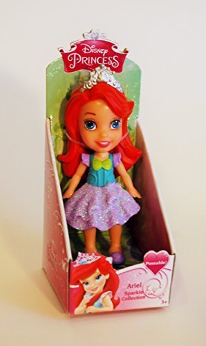 My First Disney Princess Sparkle Collection Mini Toddler Doll Mermaid Ariel by Jakks Pacific