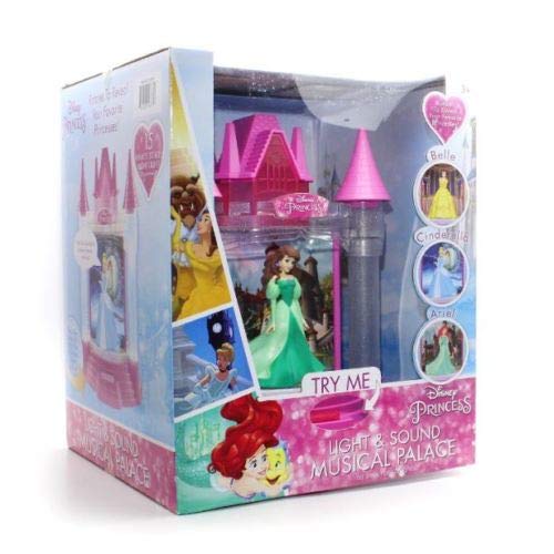 Playthings Disney Princess Light And Sound Musical Palace Belle Cinderella And Ariel