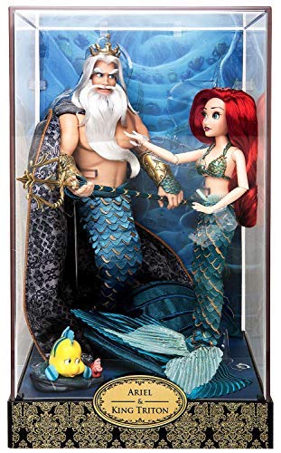 Ariel and Triton Doll Set - Disney Designer Fairytale Collection - Limited Edition