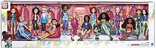 Disney Princess Ralph Breaks The Internet Movie Dolls with Comfy Clothes & Accessories, 14 Doll Ultimate Multipack