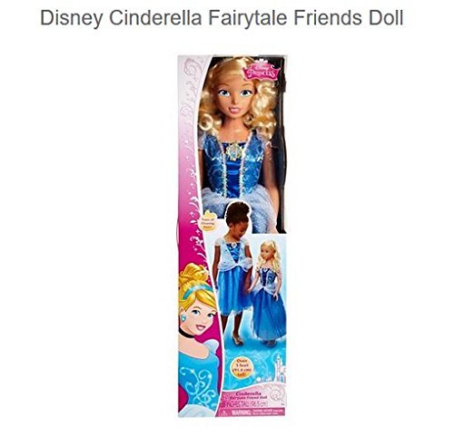 Disney Princess Cinderella Fairytale Friends My Size Doll, 38 inches