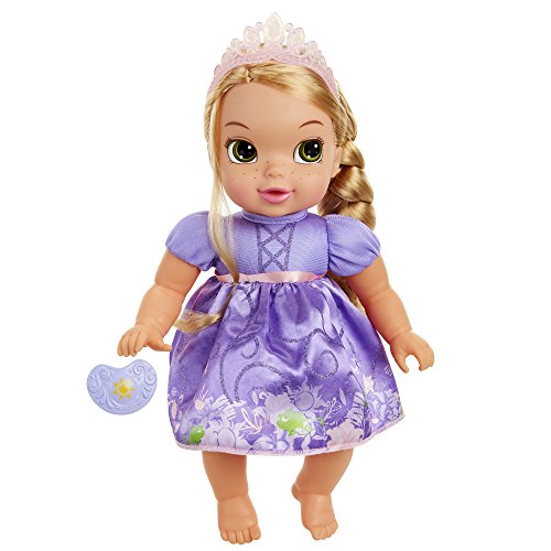Disney Princess Deluxe Baby Rapunzel Doll with Pacifier Baby Doll Toy