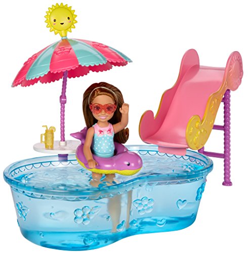 Barbie Club Chelsea Pool & Water Slide Playset