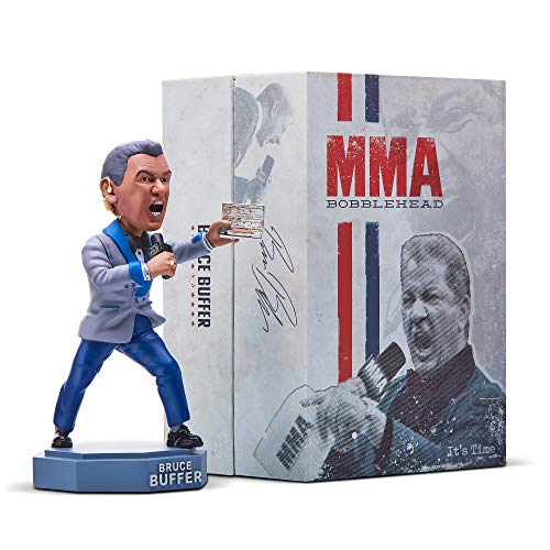 UFC Bobblehead Limited Bruce Buffer - MMA UFC Action Figures Fight Night Sports Memorabilia , Handmade, Hand Painted, Limited, Numbered