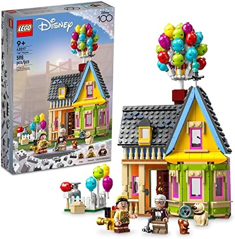 LEGO Disney and Pixar ‘Up’ House Disney 100 Celebration Classic Building Toy Set for Kids and Movie Fans Ages 9 and Up, A Fun Gift for Disney Fans and Anyone Who Loves Creative Play, 43217