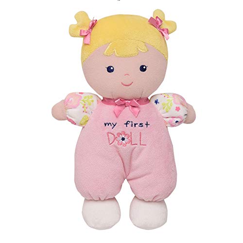 Baby Starters Plush Snuggle Buddy My First Baby Doll, Blonde Hope, 10 inch