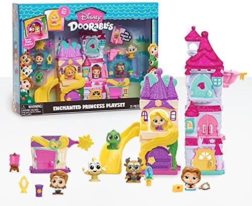 Disney Doorables Enchanted Princess Playset, Officially Licensed Kids Toys for Ages 3 Up by Just Play