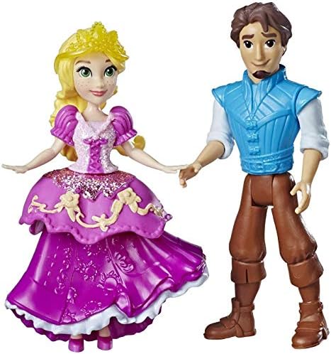 Disney Princess Rapunzel and Eugene Fitzherbert, 2 Dolls, Royal Clips Fashion, One-Clip Skirt