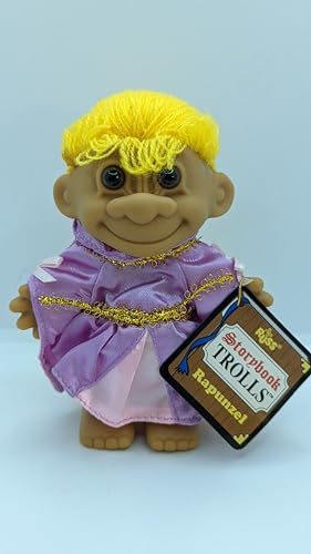 Troll Doll Russ Rapunzel Yellow Hair Vintage Retro 5 inch Gift